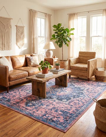 6' x 9' Washable Francesca Rug