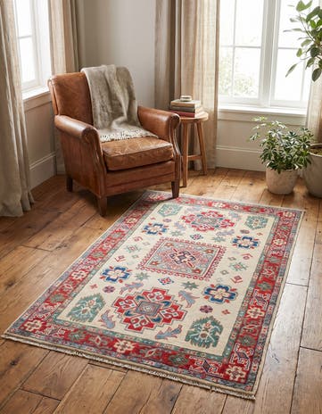 3' 2 x 5' 1 Hand Knotted Kazak Rug