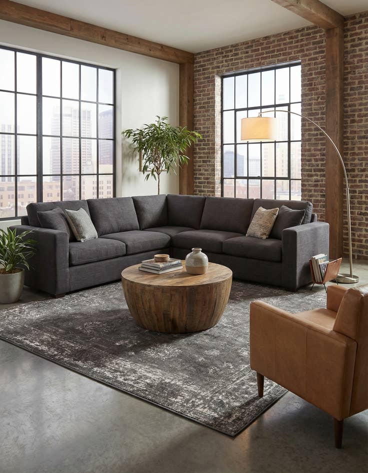 Detail image of 10' x 10' Monaco Square Rug