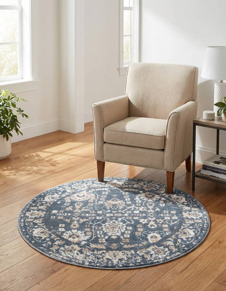 Detail image of 3' x 3' Oregon Round Rug