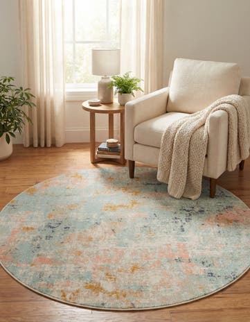 Lotus Round Rug