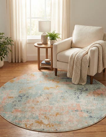 Lotus Round Rug