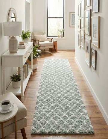 3' 3 x 16' 5 Moroccan Shag Runner Rug