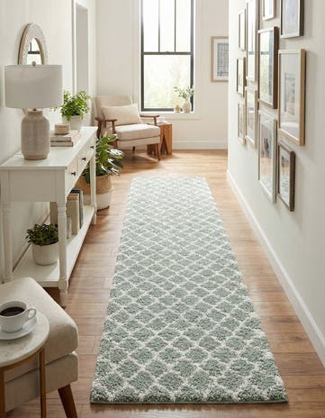 3' 3 x 16' 5 Moroccan Shag Runner Rug