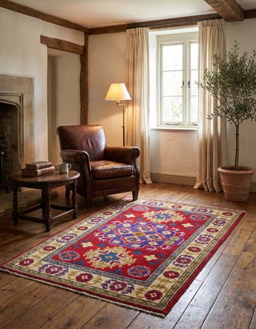 2' 8 x 4' 2 Hand Knotted Kazak Rug