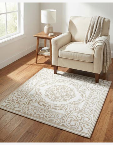 3' 3 x 3' 3 Hermitage Square Rug