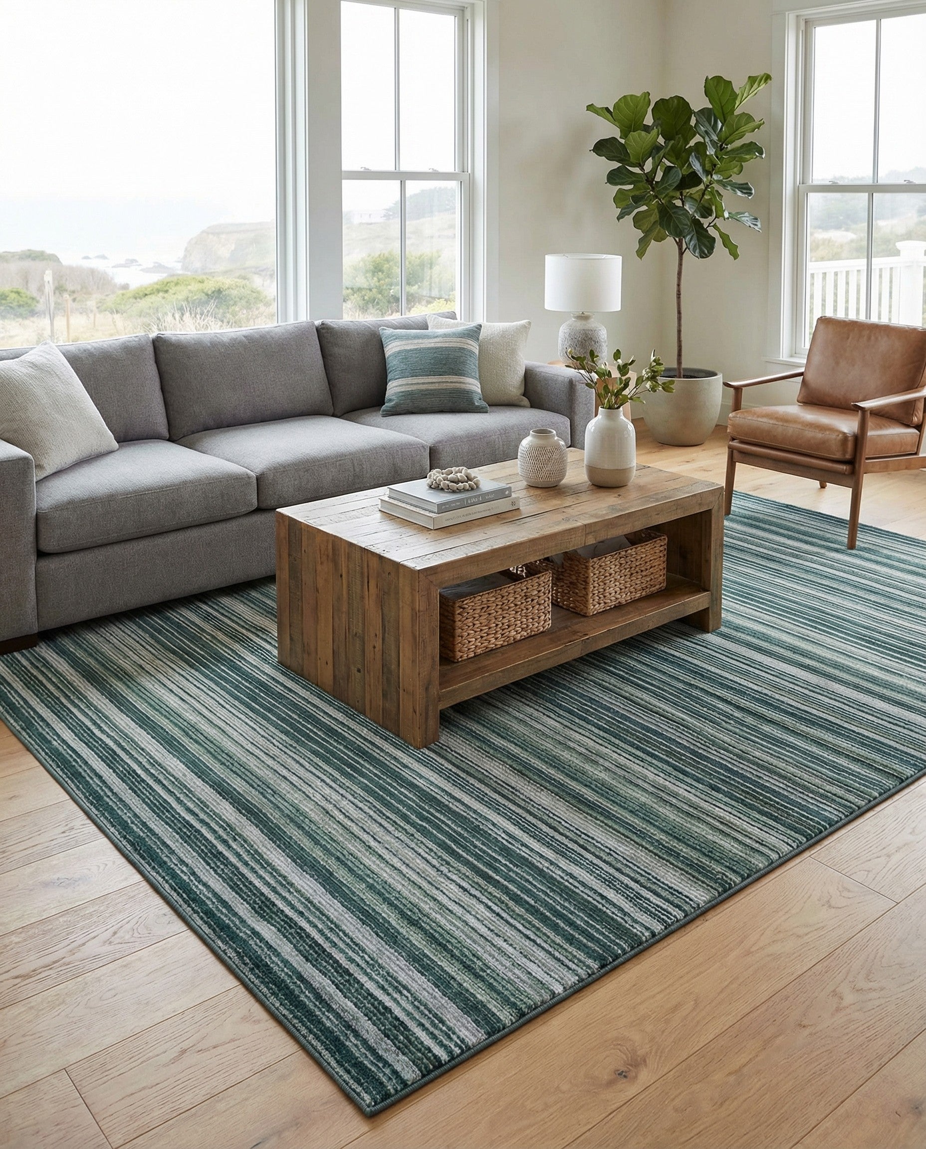 7' 3 x 10' Gemstone Rug