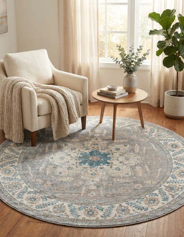 7' 3 x 7' 3 Viola Round Rug