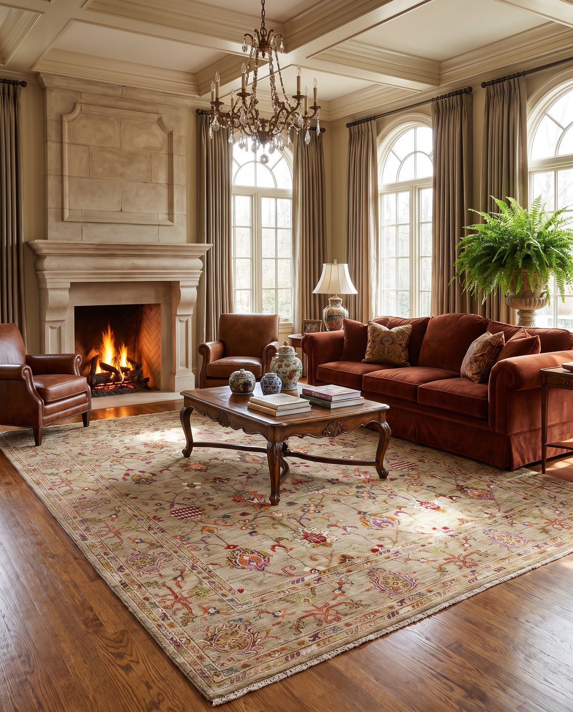8' 2 x 9' 6 Hand Knotted Ariana Rug