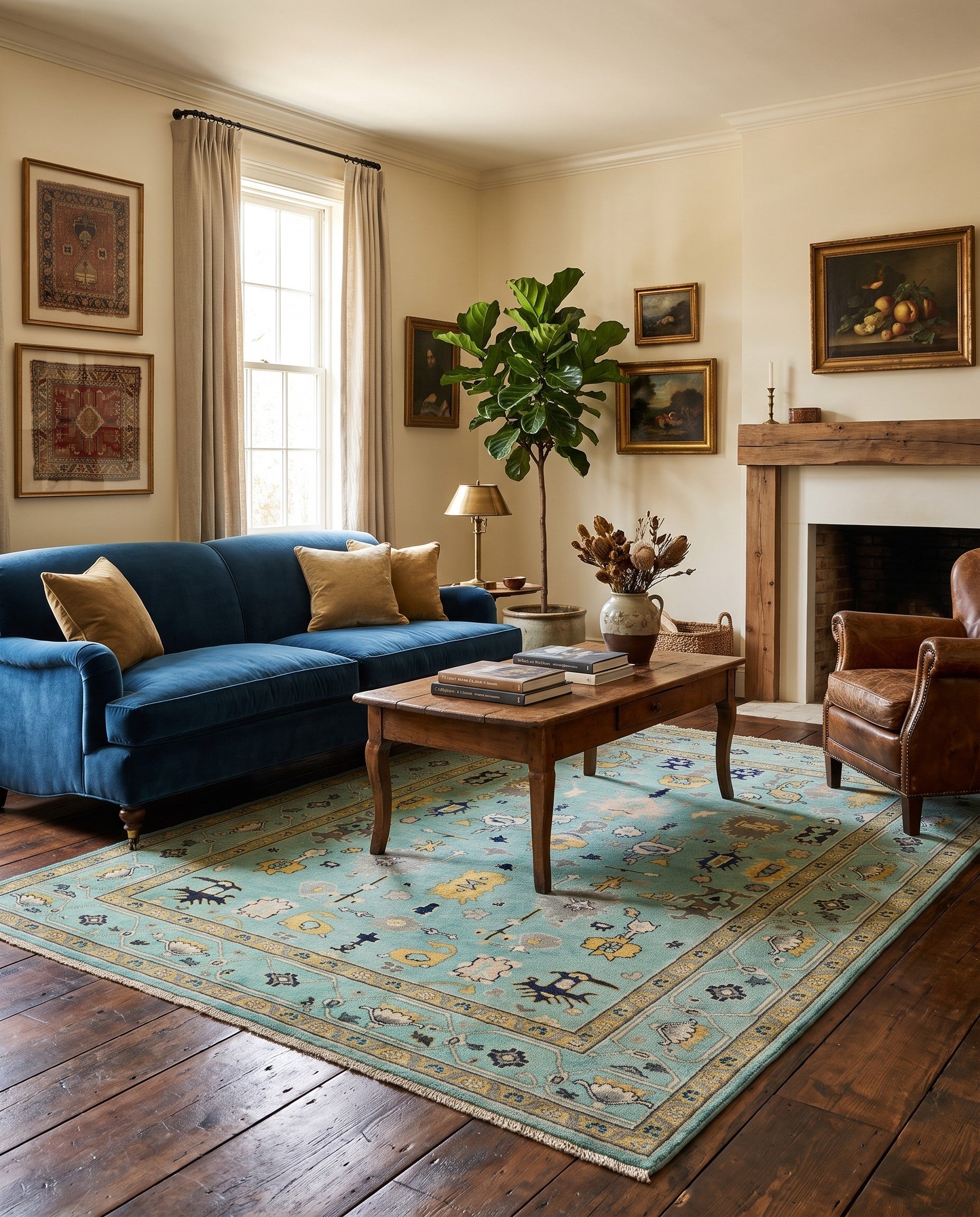 5' 10 x 7' 10 Hand Knotted Kazak Rug