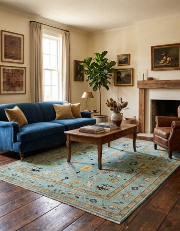 5' 10 x 7' 10 Hand Knotted Kazak Rug