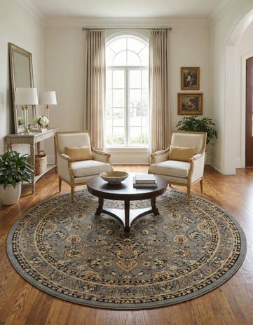 7' 10 x 7' 10 Yasmin Round Rug