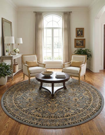 7' 10 x 7' 10 Yasmin Round Rug