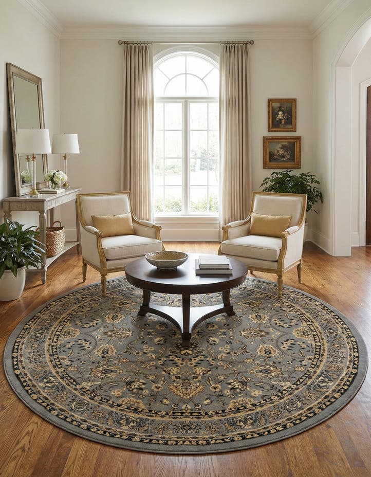 7' 10 x 7' 10 Yasmin Round Rug