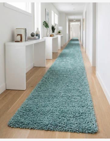 2' 7 x 20' Zermatt Shag Runner Rug