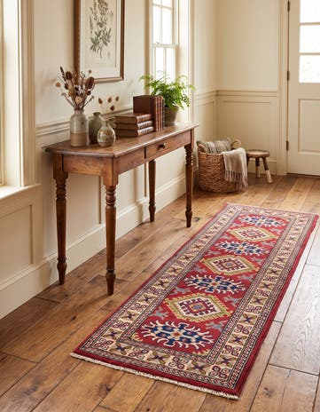 2' x 6' Hand Knotted Kazak Runner Rug