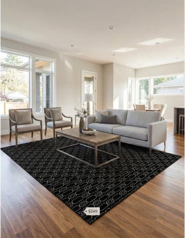 10' x 10' Vogue Geo Square Rug