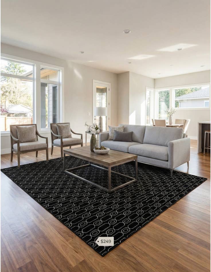 Detail image of 10' x 10' Vogue Geo Square Rug