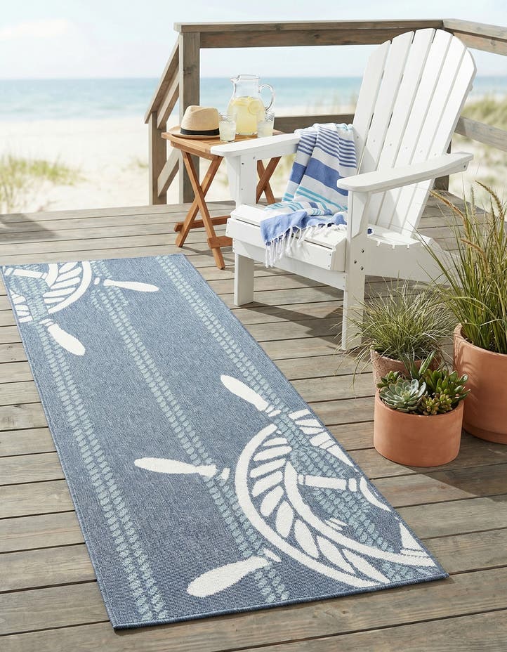 2' x 6' Easy-Clean Coastal Indoor / Outdoo...