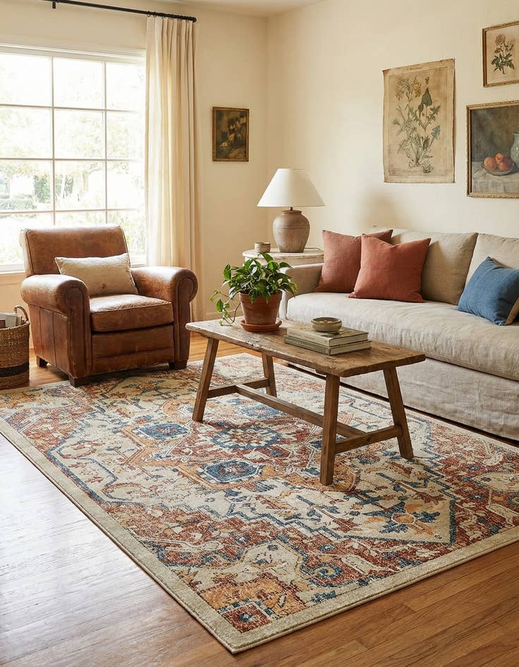 Detail image of 5' x 8' Dahlia Rug