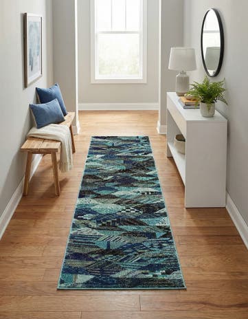 2' 2 x 6' 9 Washable Mesa Runner Rug