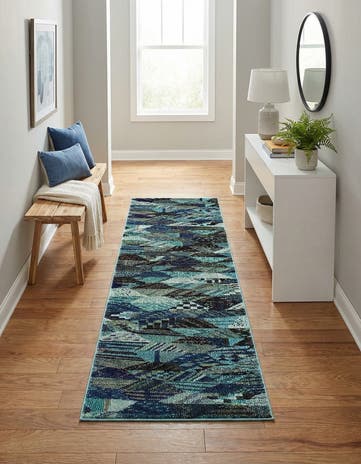 2' 2 x 6' 9 Washable Mesa Runner Rug