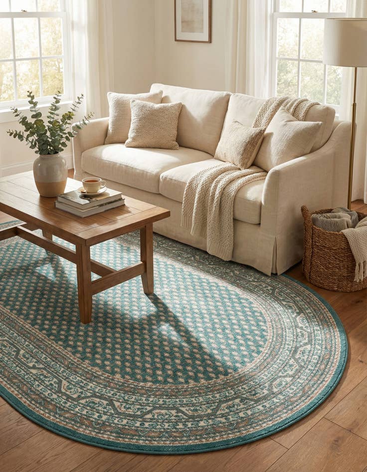 Detail image of 5' x 8' SoHo Oval Rug