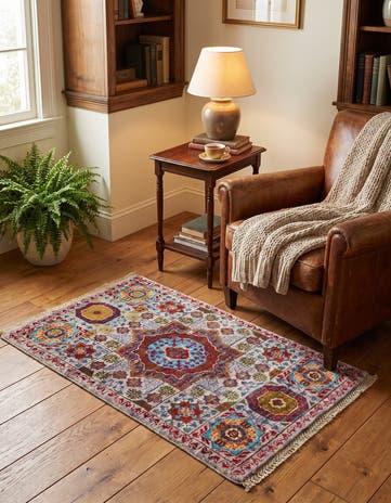 1' 10 x 3' Hand Knotted Mamluk Ziegler Rug