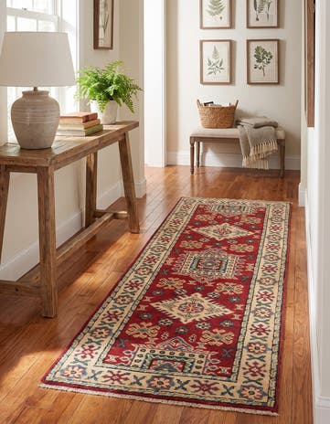 2' x 6' Hand Knotted Kazak Runner Rug