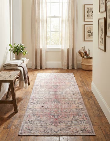 2' x 6' Washable Nostalgia Runner Rug