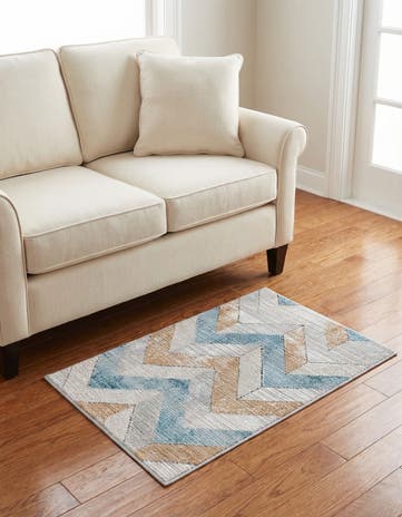 Blue Leipzig Rug