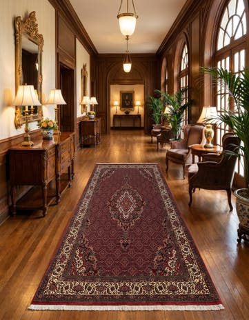 6' 6 x 10' 9 Bidjar Wool Runner Rug