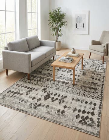 Gray Leipzig Rug