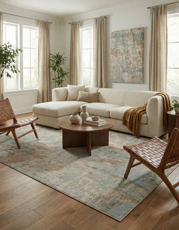 6' 1 x 9' Lotus Rug
