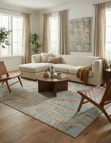 6' 1 x 9' Lotus Rug