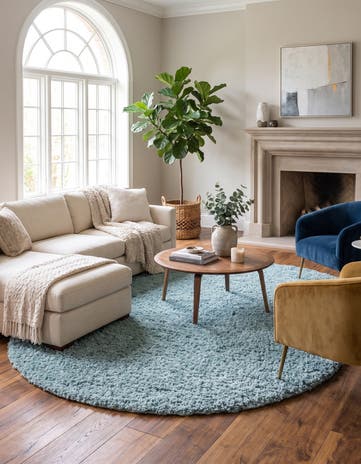 7' 10 x 10' Zermatt Shag Oval Rug