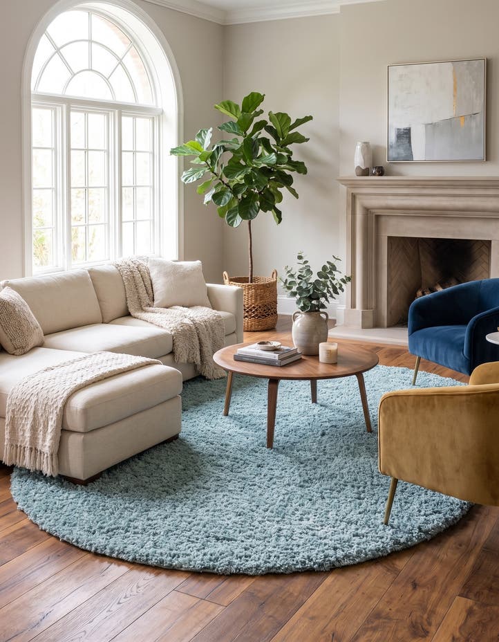 7' 10 x 10' Zermatt Shag Oval Rug