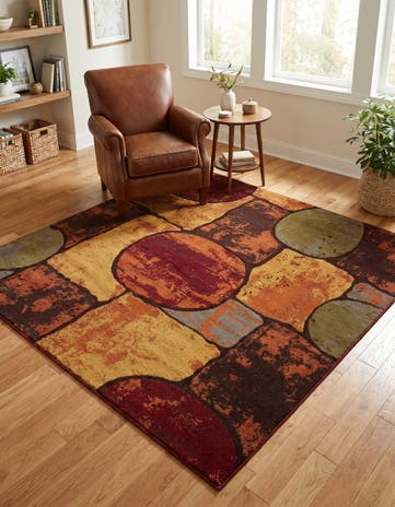 Cafe Square Rug
