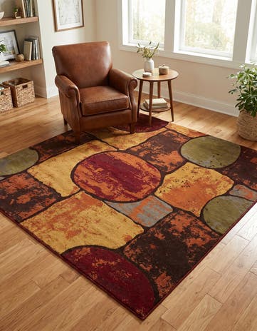 Cafe Square Rug
