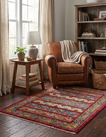 2' 9 x 3' 5 Hand Knotted Kazak Rug