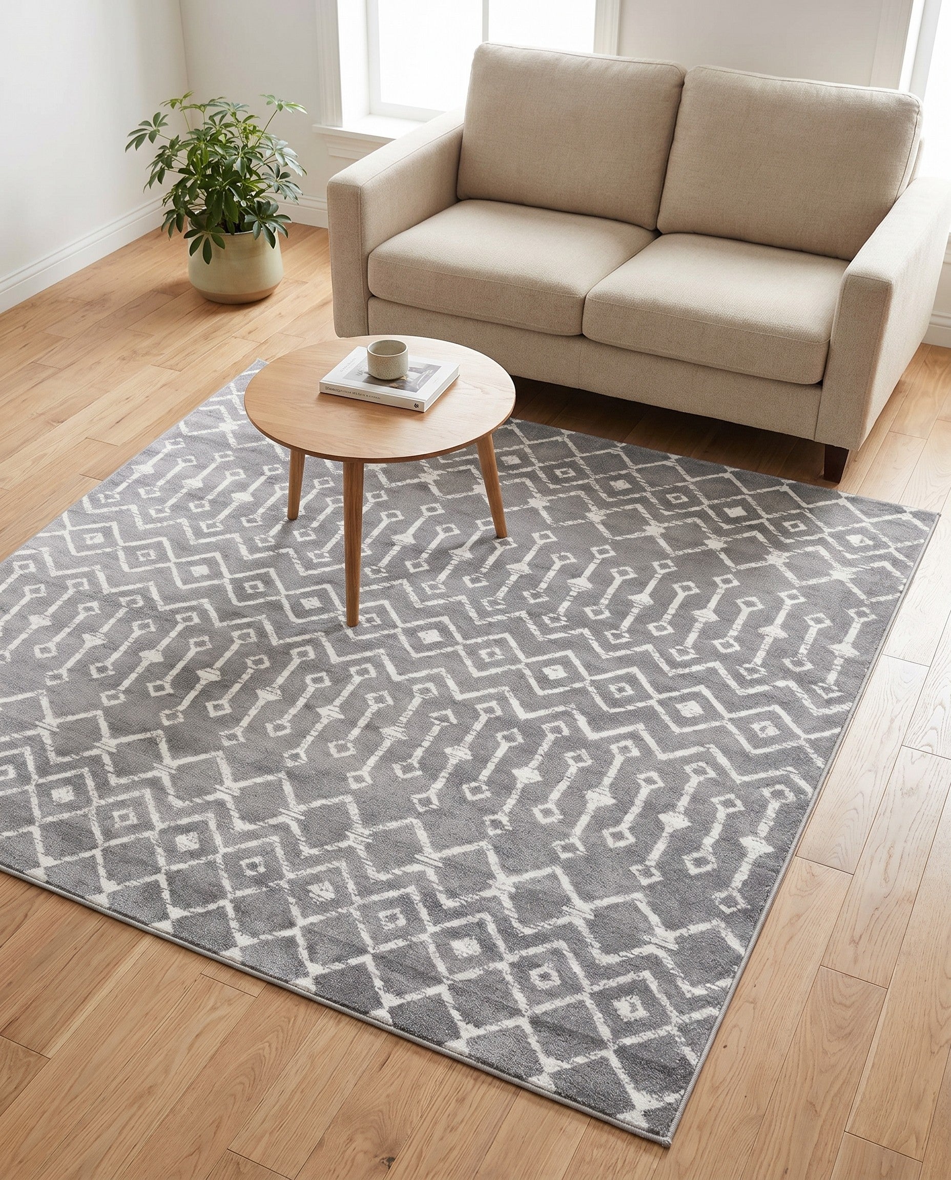 6' x 6' Kasbah Trellis Square Rug