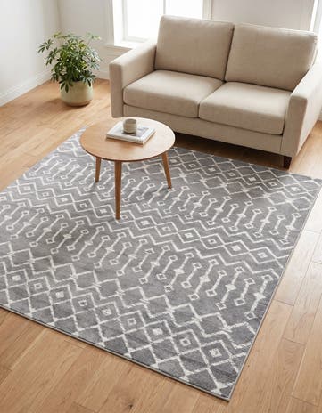 6' x 6' Kasbah Trellis Square Rug