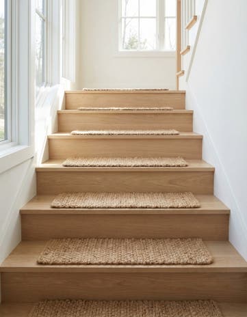 Natural Hand Woven Chunky Jute Stair Rug
