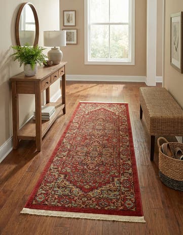Red Sara Runner Rug