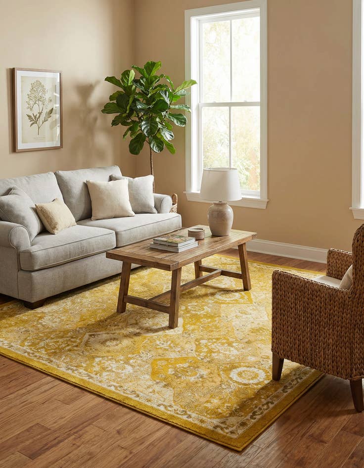 Detail image of 7' 10 x 7' 10 Madeline Square Rug