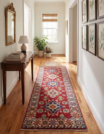 2' x 5' 10 Hand Knotted Kazak Runner Rug