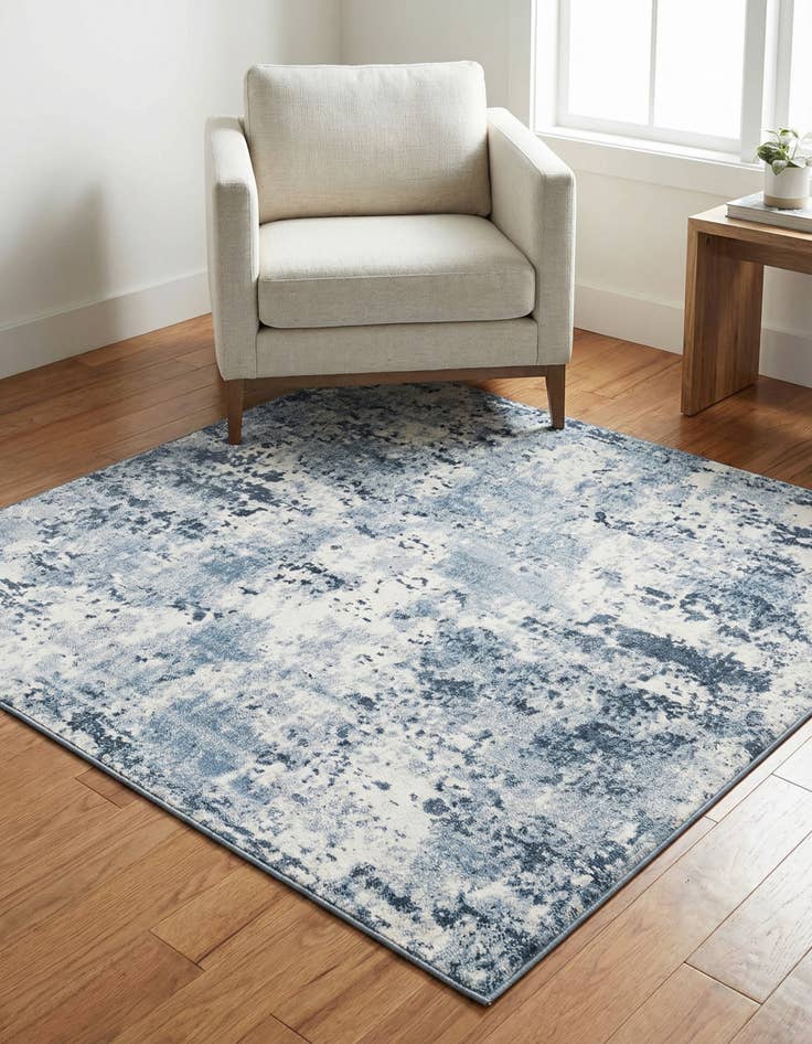 Detail image of 5' x 5' Aurora Square Rug