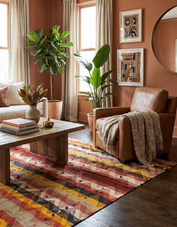 4' 3 x 5' 4 Jajim Square Rug