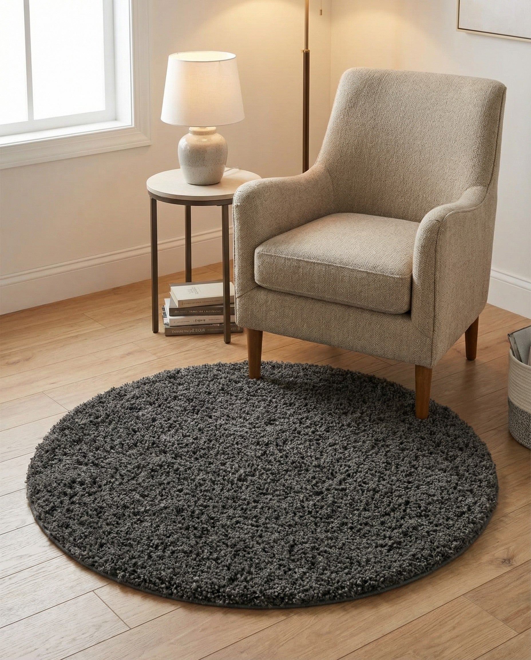 Primary image 3' 3 x 3' 3 Everyday Shag Round Rug