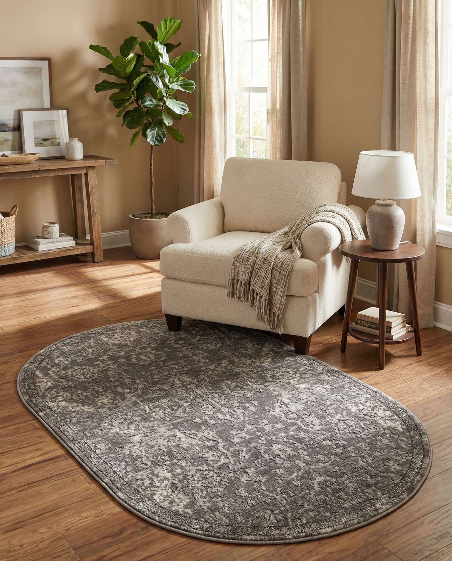 3' 3 x 5' 3 Oregon Oval Rug